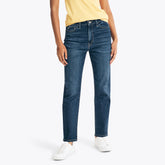 Nautica Women's Sustainably Crafted Original Relaxed Fit Denim Nautical Multi