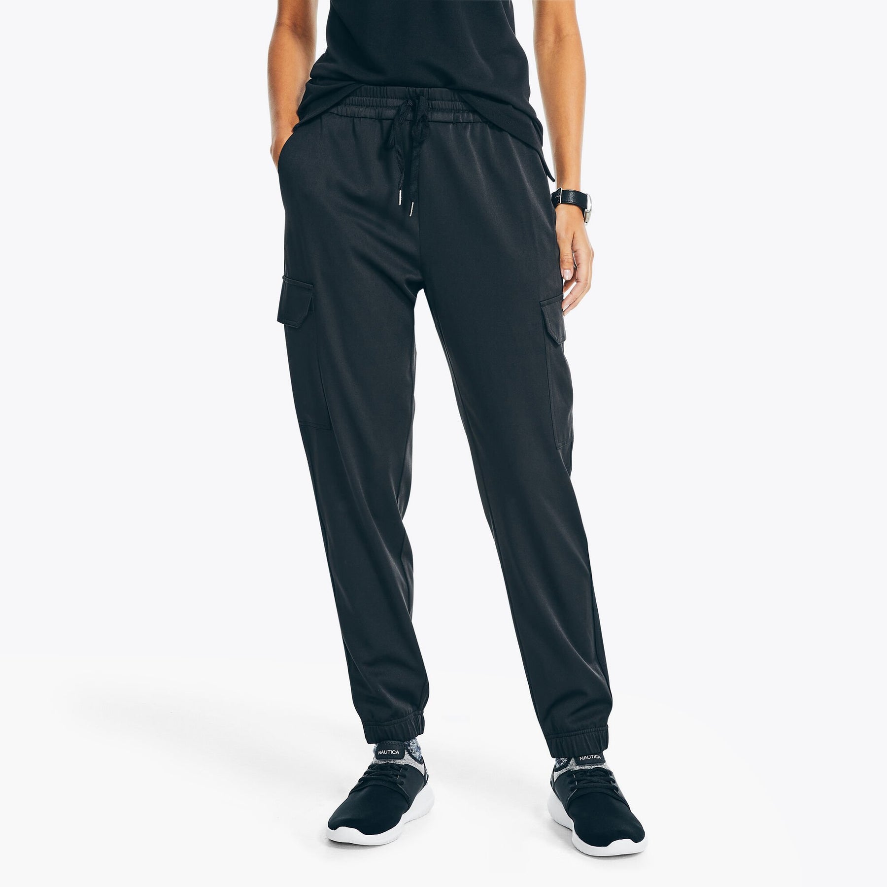 Nautica Women's Utility Jogger True Black