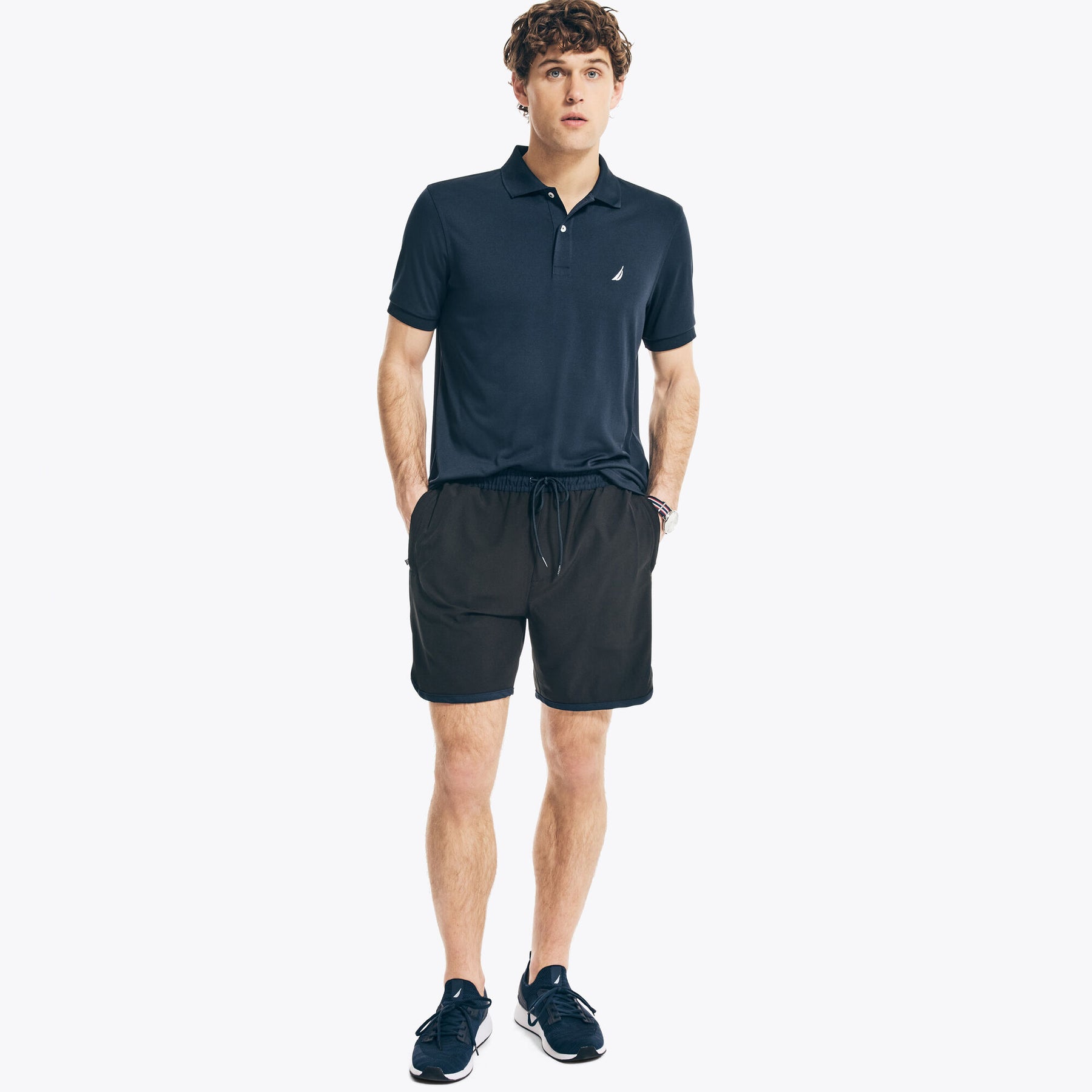 Nautica Men's Navtech 7.5" Short True Black