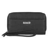 Nautica Women's Printed Wristlet Wallet Black