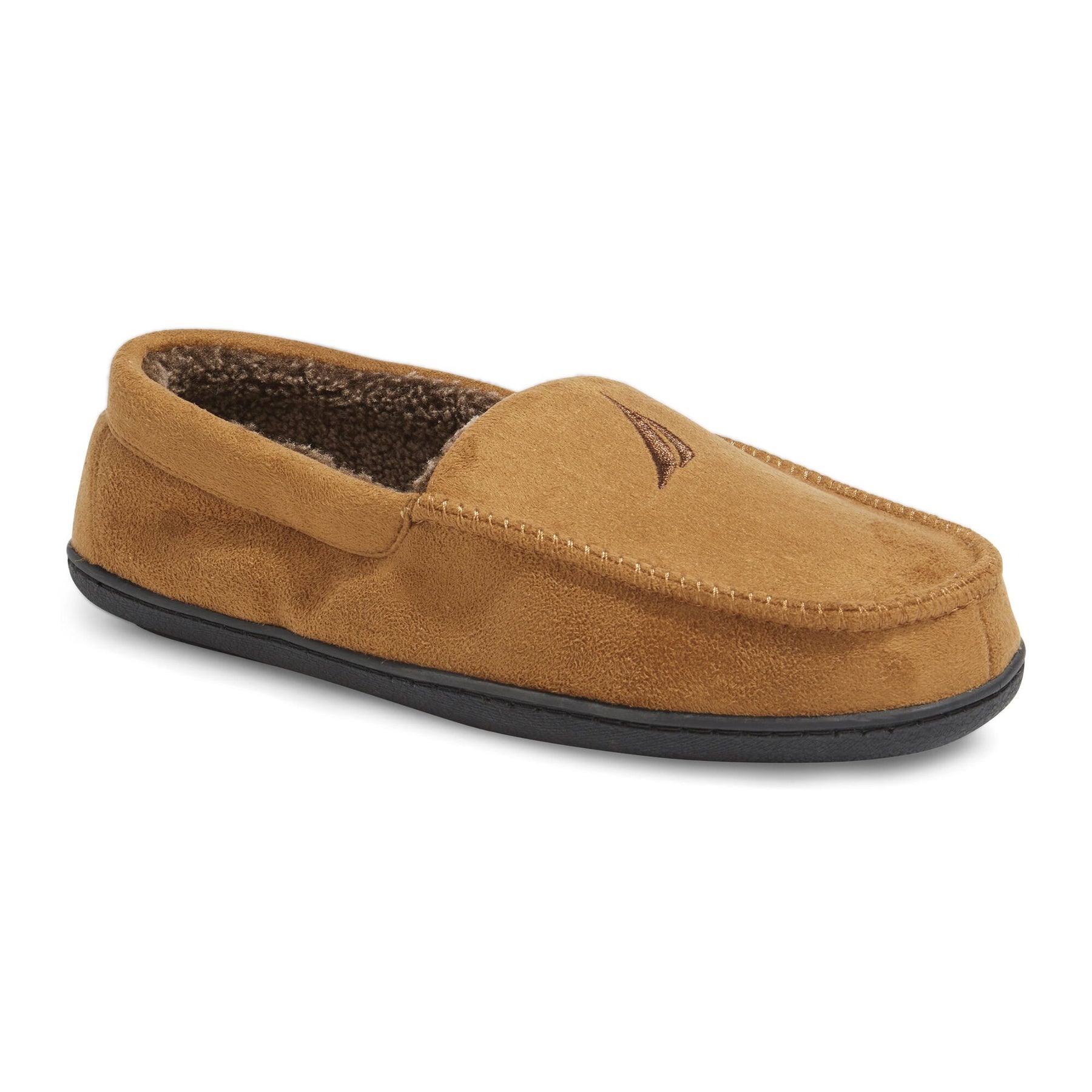 Nautica Men's J-Class Suede Slipper Camel