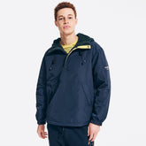 Nautica Men's Sustainably Crafted Reversible Anorak Jacket Navy
