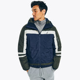Nautica Men's Sustainably Crafted Lightweight Tempasphere Jacket Navy