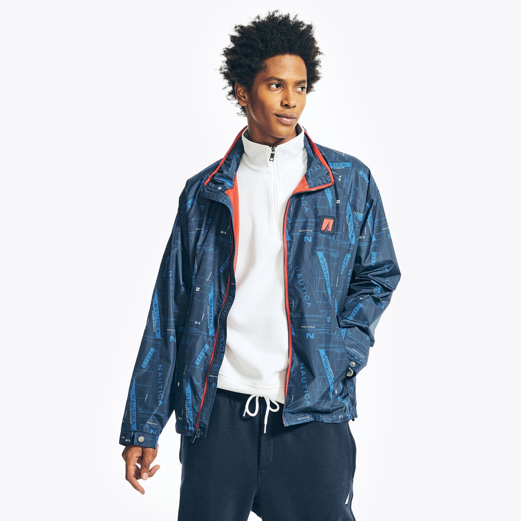 Nautica Men's Lightweight Jacket Navy