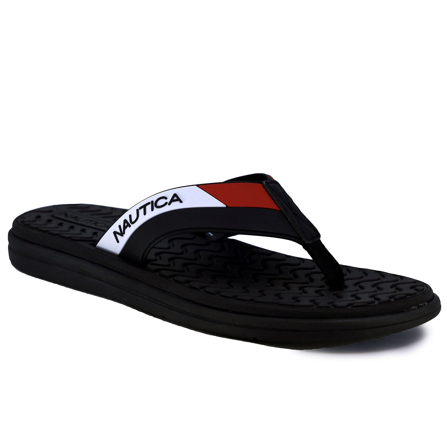 Nautica Men's Neale Thong Sandal Black