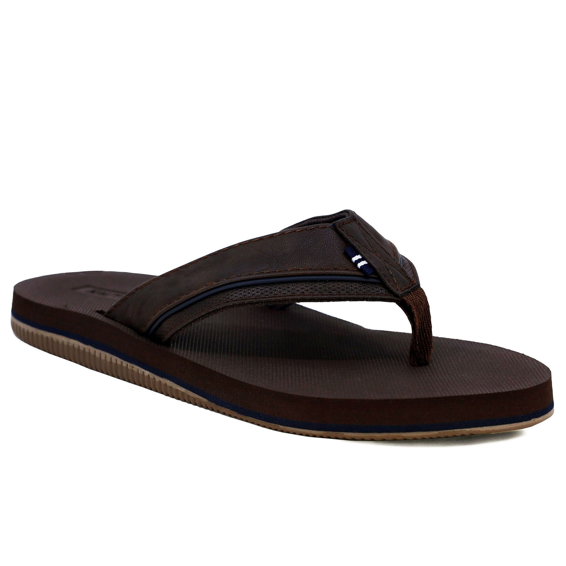 Nautica Men's Clarkson Thong Sandal Chocolate