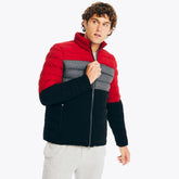 Nautica Men's Sustainably Crafted Reversible Quilted Jacket Nautica Red