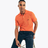 Nautica Men's Sustainably Crafted Deck Polo Tropic Orange