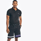 Nautica Men's Competition 9" Logo Short True Black