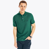 Nautica Men's Sustainably Crafted Classic Fit Performance Deck Polo Cosmic Fern