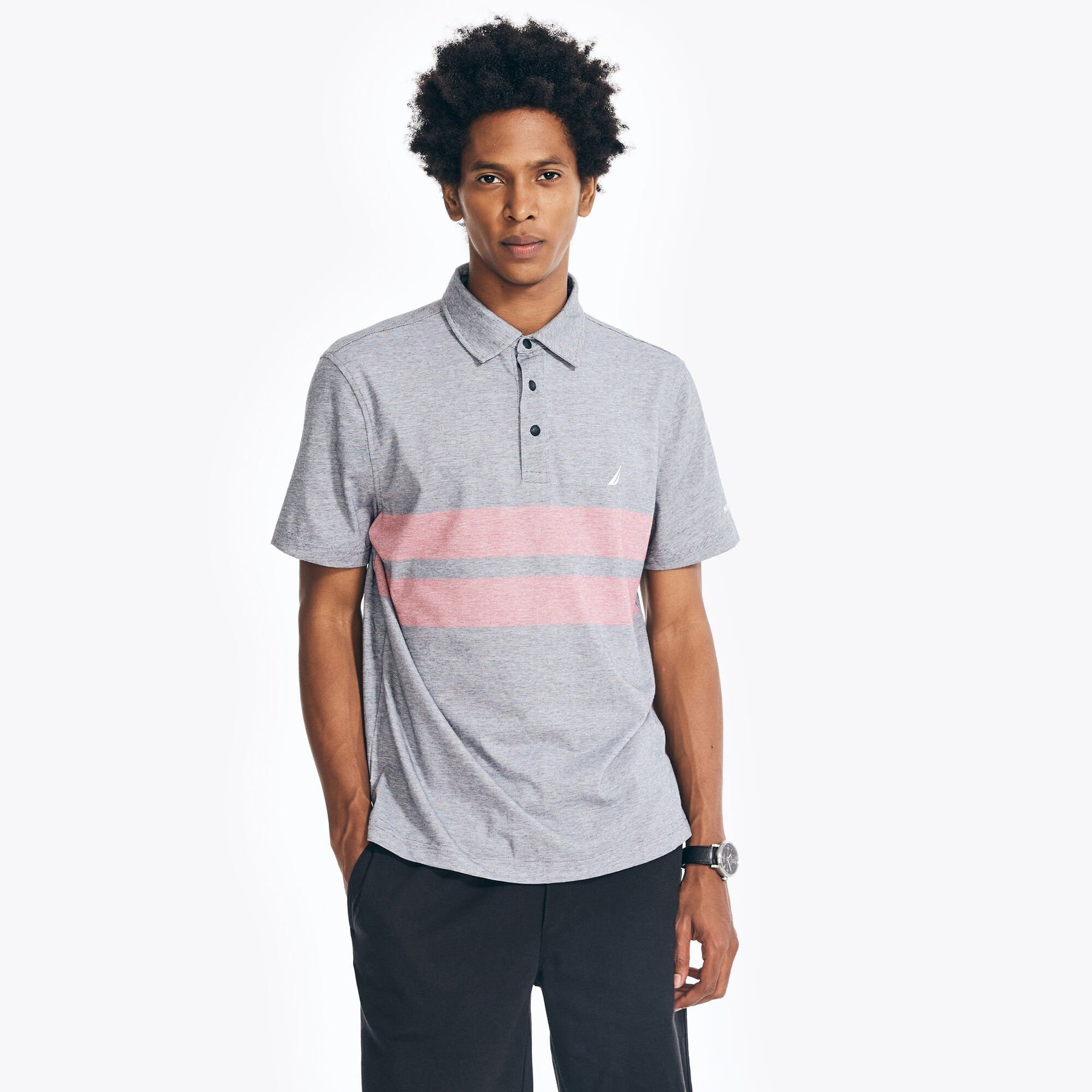 Nautica Men's Navtech Classic Fit Polo Navy