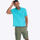 Nautica Men's Sustainably Crafted Classic Fit Polo Star Sapphire