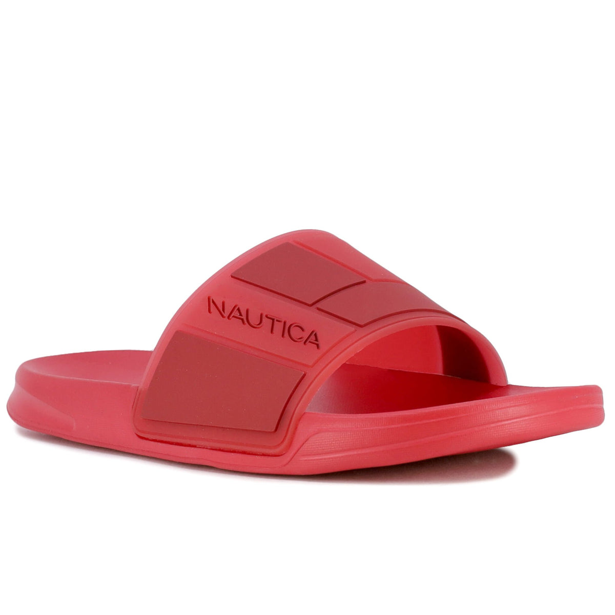 Nautica Men's Logo-Embossed Slide Sandal Nautica Red/Orange