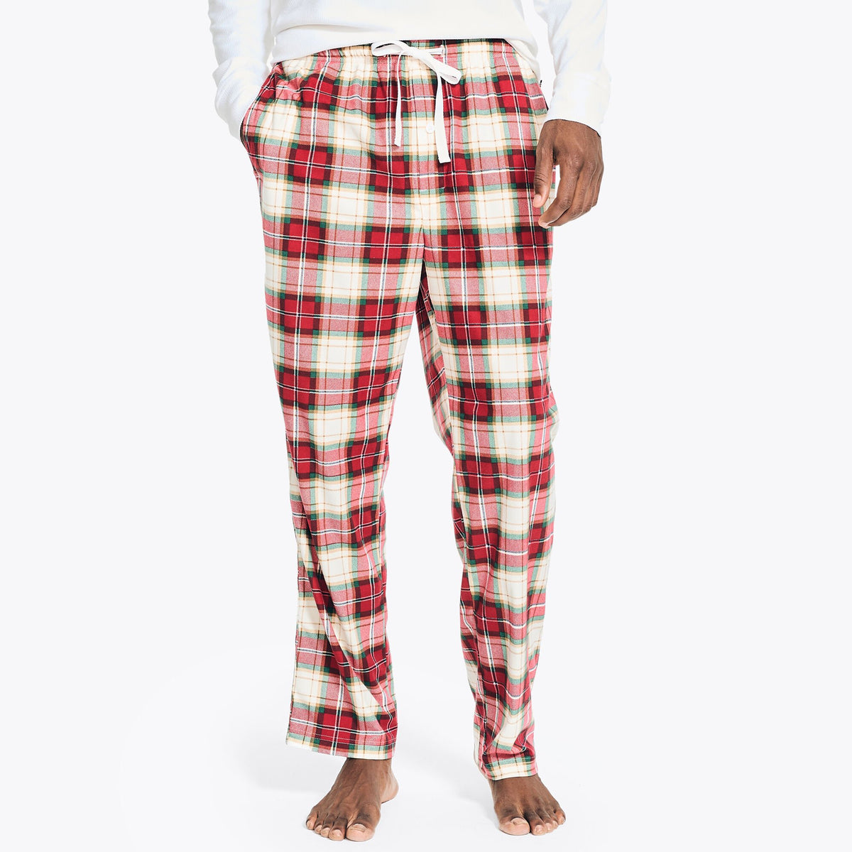 Nautica Men's Knit Sleep Pant Marshmallow