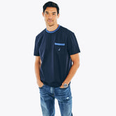 Nautica Men's Crewneck Pocket T-Shirt Navy