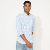 Nautica Men's Big & Tall Plaid Shirt Bali Bliss