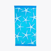 Nautica Men's Starfish Print Beach Towel Azure Blue