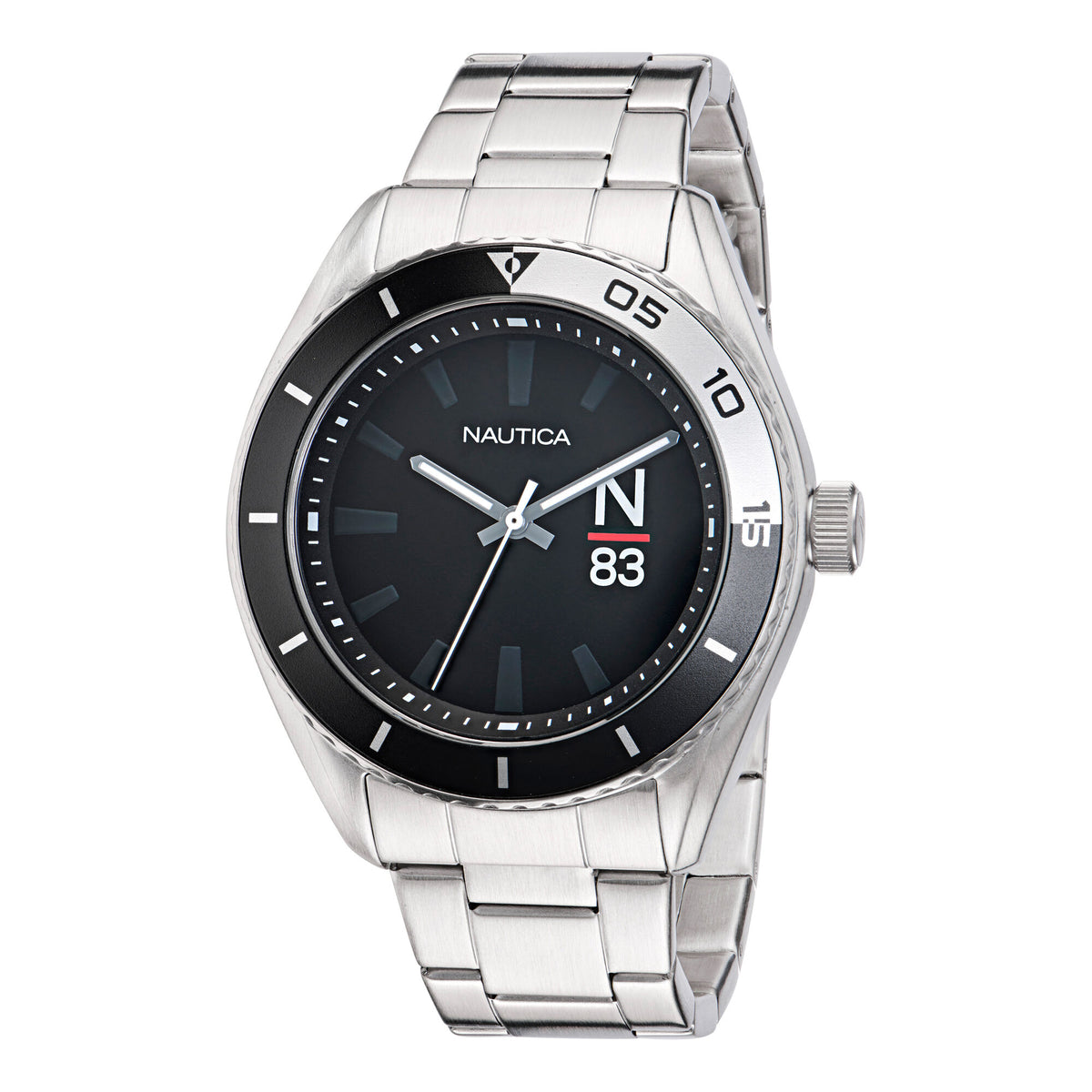 Nautica Men's Finn World 3-Hand Stainless Steel Watch Multi