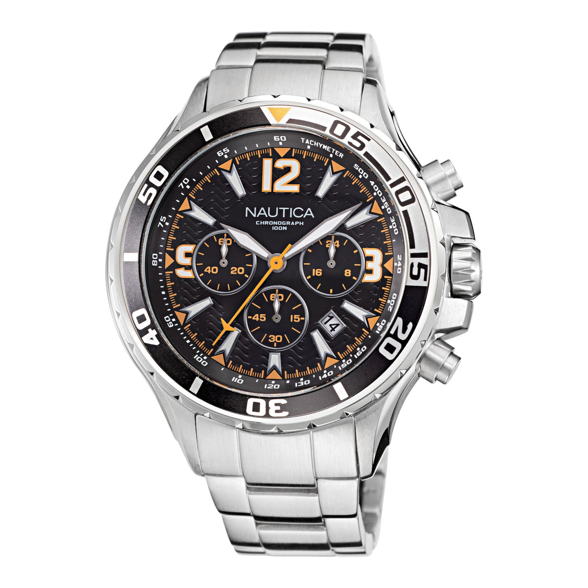 Nautica Men's Stainless Steel Chronograph Watch Multi