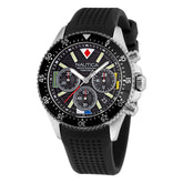 Nautica Men's Westport Recycled Silicone Chronograph Watch Multi