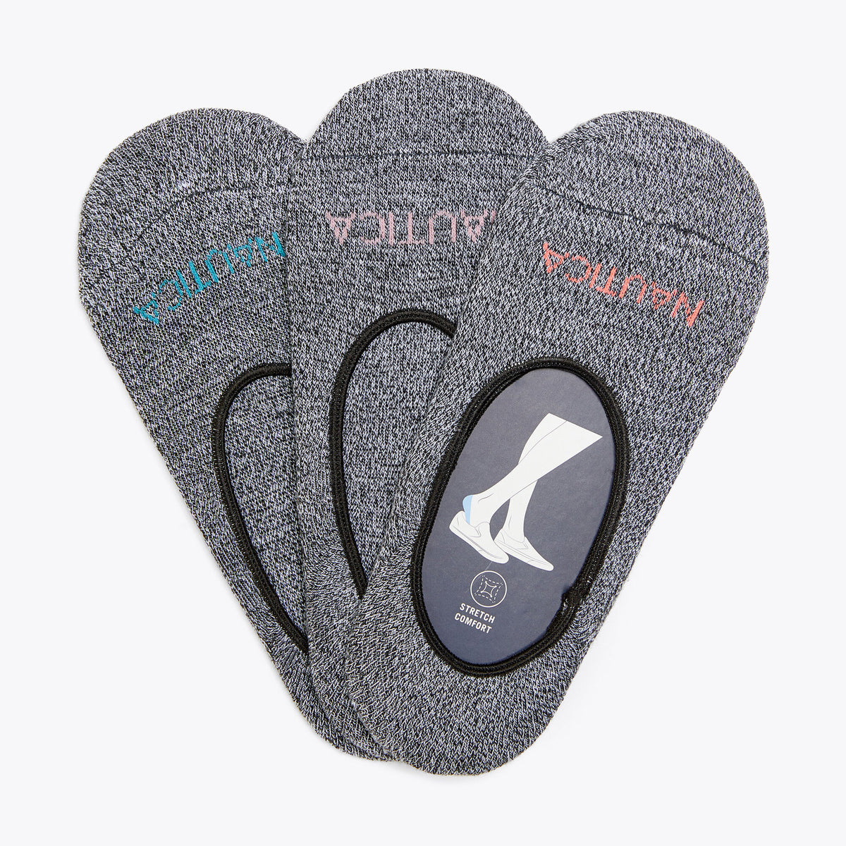 Nautica Women's Microfiber Liner Socks Multi