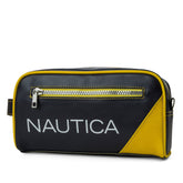 Nautica Men's Core Pebbled Travel Kit Yellow