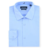 Nautica Men's Wrinkle-Resistant Shirt Sea Mist