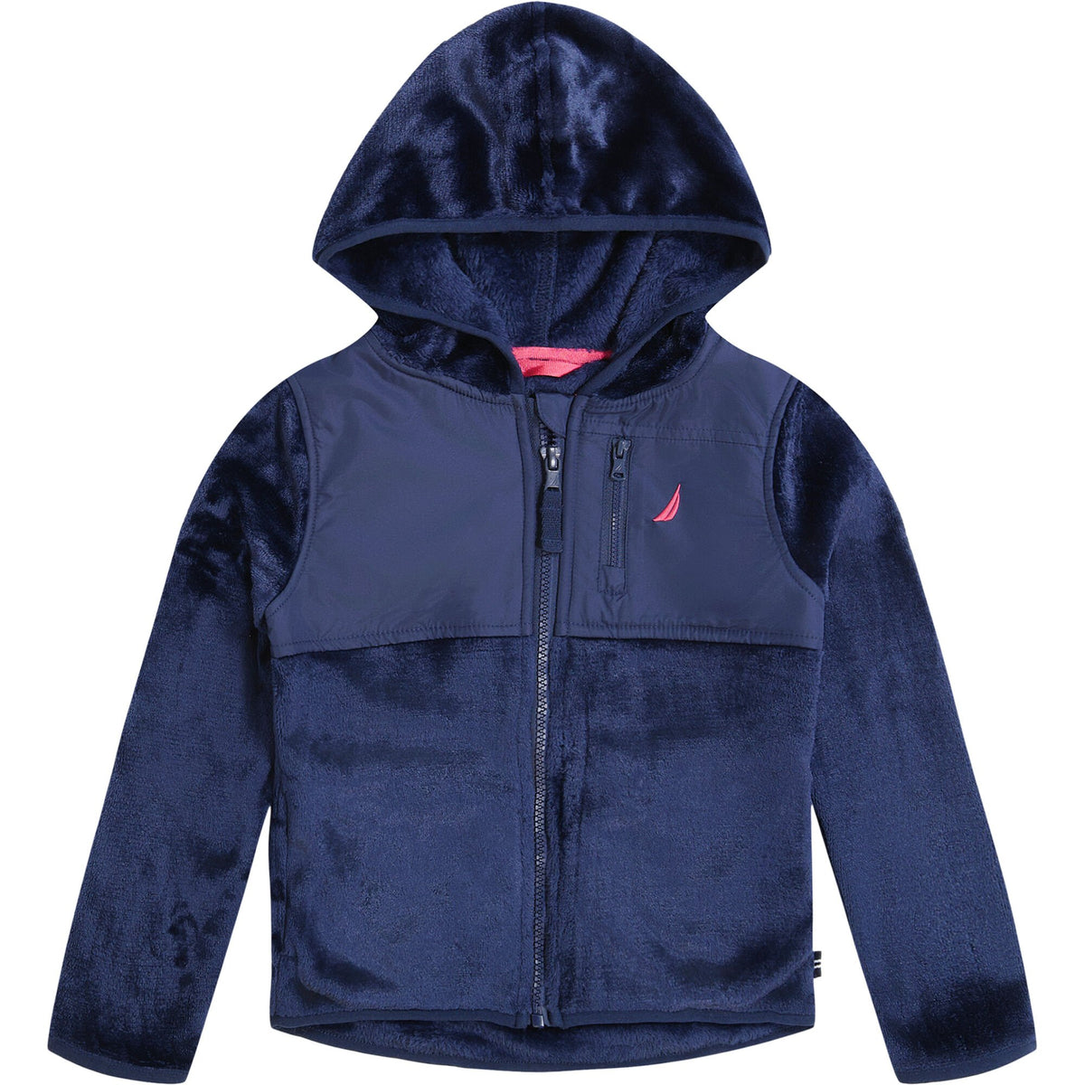 Nautica Toddler Girls' Nautex Full-Zip Hoodie (2T-4T) Navy