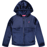 Nautica Little Girls' Nautex Full-Zip Hoodie (4-6X) Navy