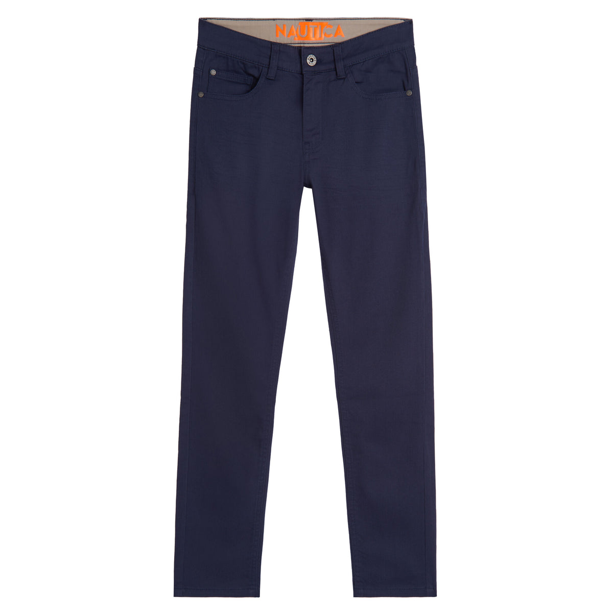 Nautica Little Boys' Skinny-Fit 5-Pocket Twill Pant Crest Blue