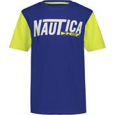 Nautica Toddler Boys' Nautica Mesh Logo T-Shirt (2T-4T) Anchor Blue Heather