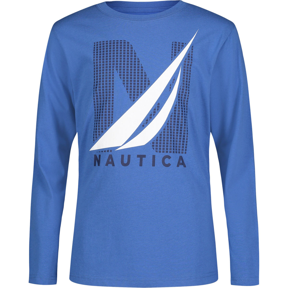 Nautica Toddler Boys' Logo Graphic Long-Sleeve T-Shirt (2T-4T) Bolt Blue