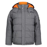 Nautica Little Boys' Solid Bubble Jacket Grey Heather