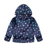 Nautica Girls' Cozy Star Pullover Hoodie (7-16) Navy