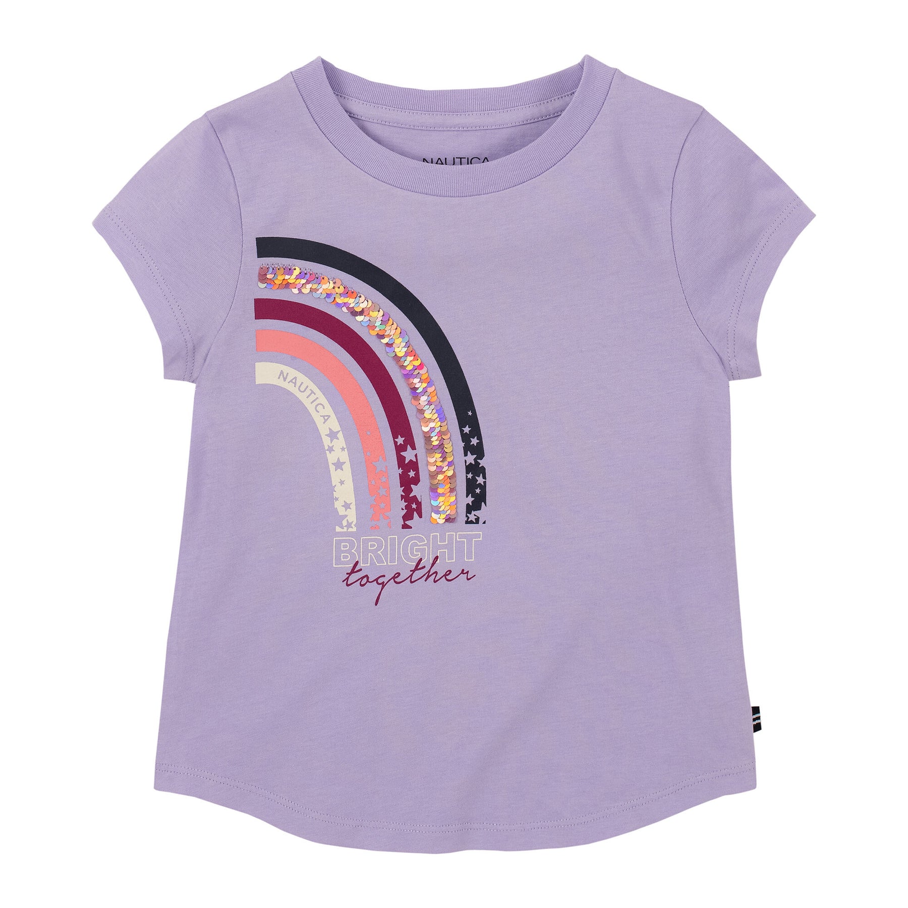 Nautica Toddler Girls' Bright Together T-Shirt (2T-4T) Thistle