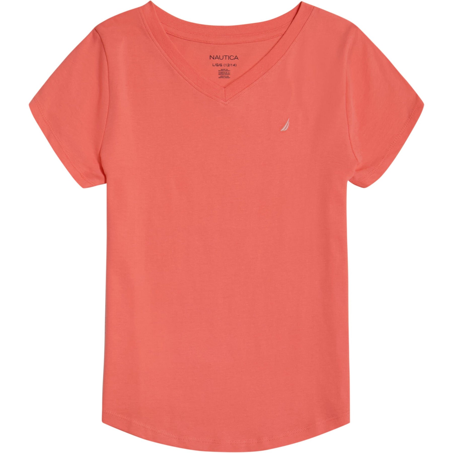 Nautica Little Girls' V-Neck T-Shirt (4-6X) Cruise