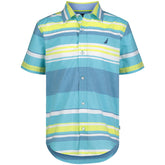 Nautica Little Boys' Striped Shirt Star Sapphire