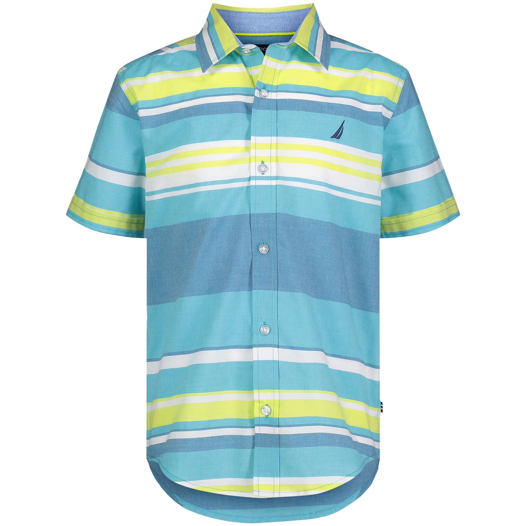 Nautica Little Boys' Striped Shirt Star Sapphire