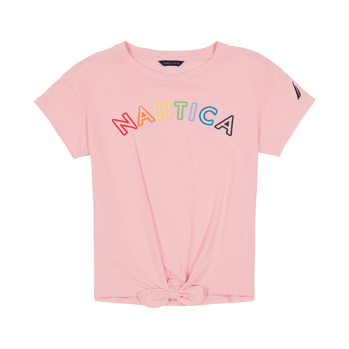 Nautica Toddler Girls' Tie-Front T-Shirt (2T-4T) Watermelon