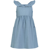 Nautica Toddler Girls' Chambray Dress (2T-4T) Estate Blue