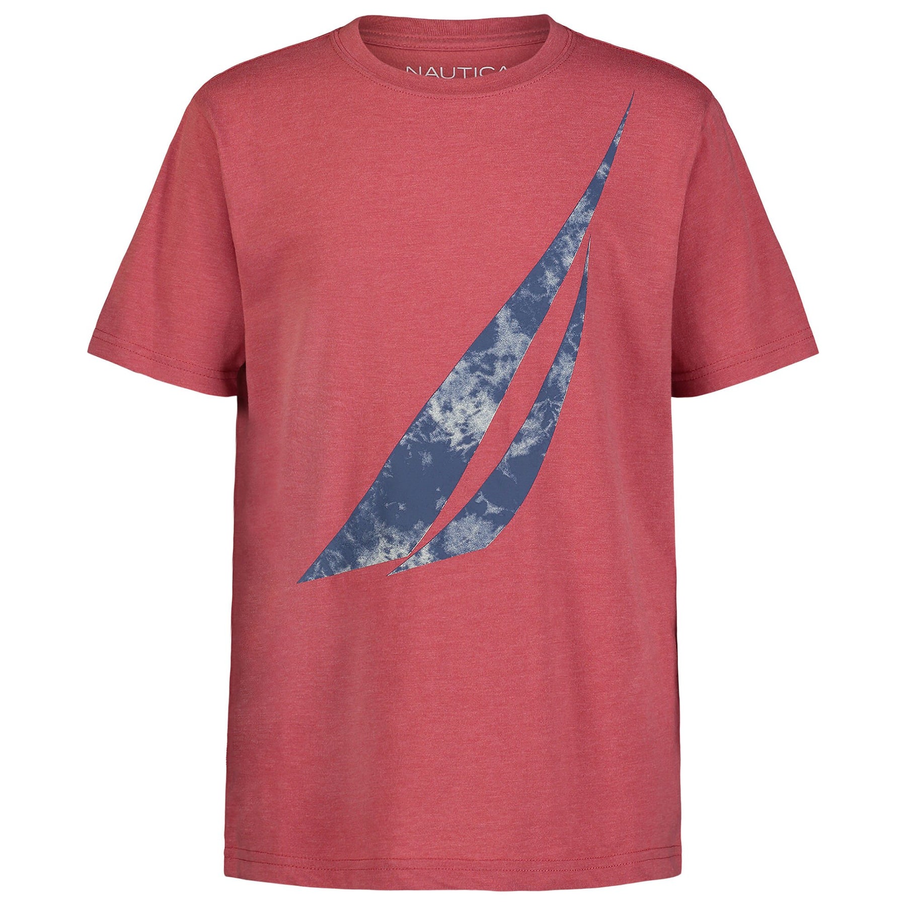 Nautica Toddler Boys' Tie Dye J-Class Logo Graphic T-Shirt (2T-4T) Cranberry