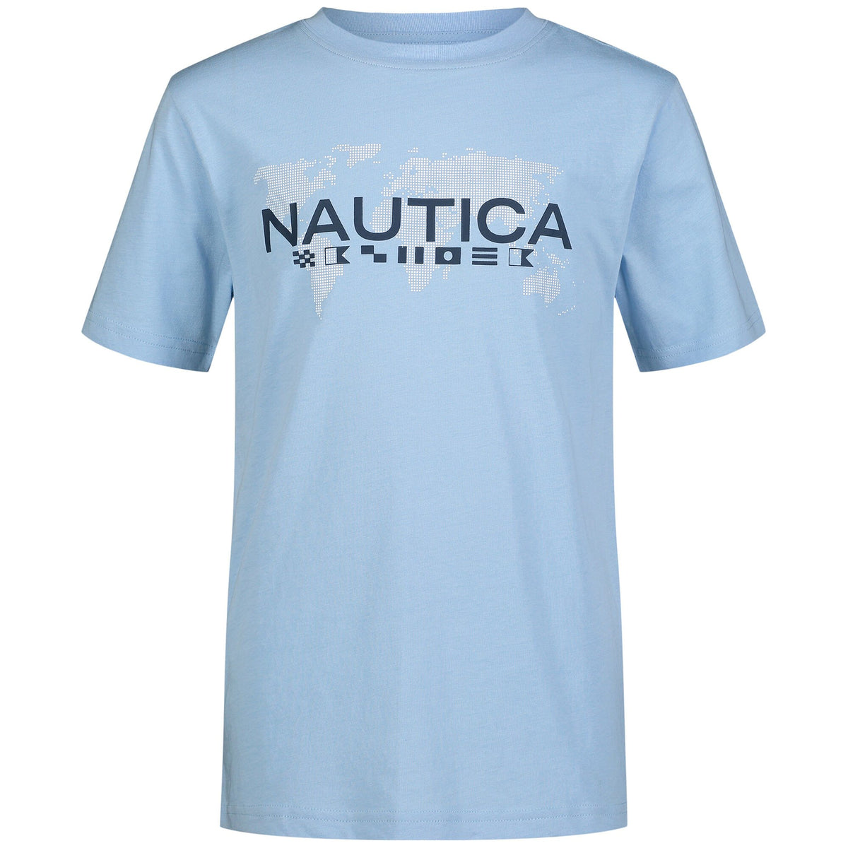 Nautica Little Boys' Multi-Angle Graphic T-Shirt Azure Blue