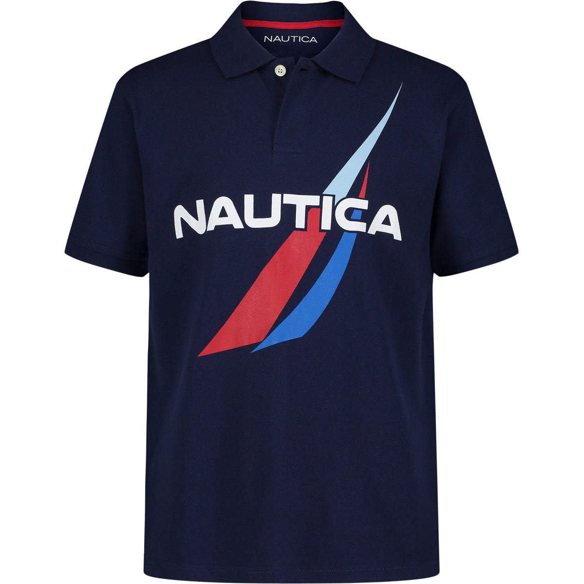 Nautica Boys' J-Class Logo Polo J Navy