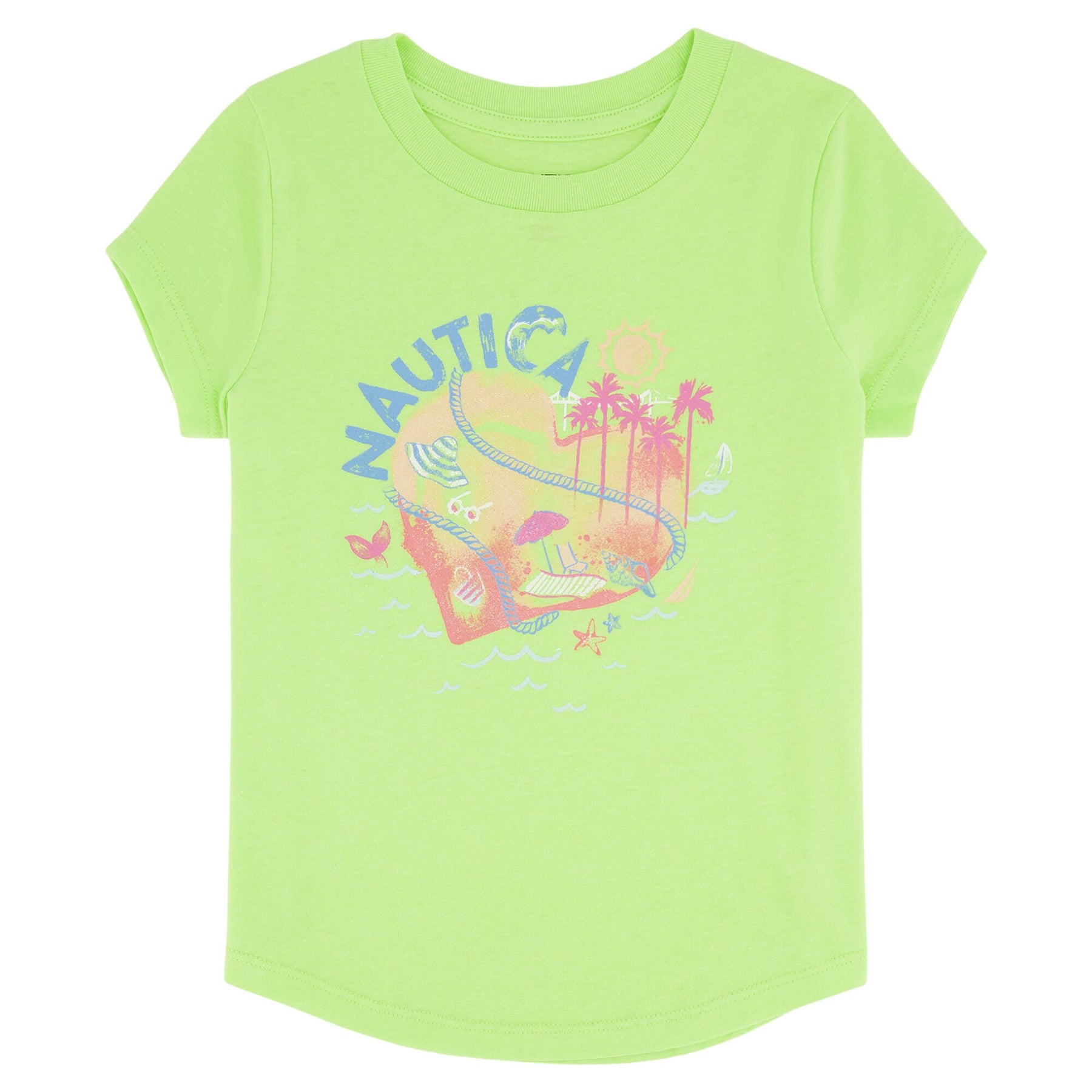 Nautica Girls' Nautica Island T-Shirt (8-16) Biscay Teal