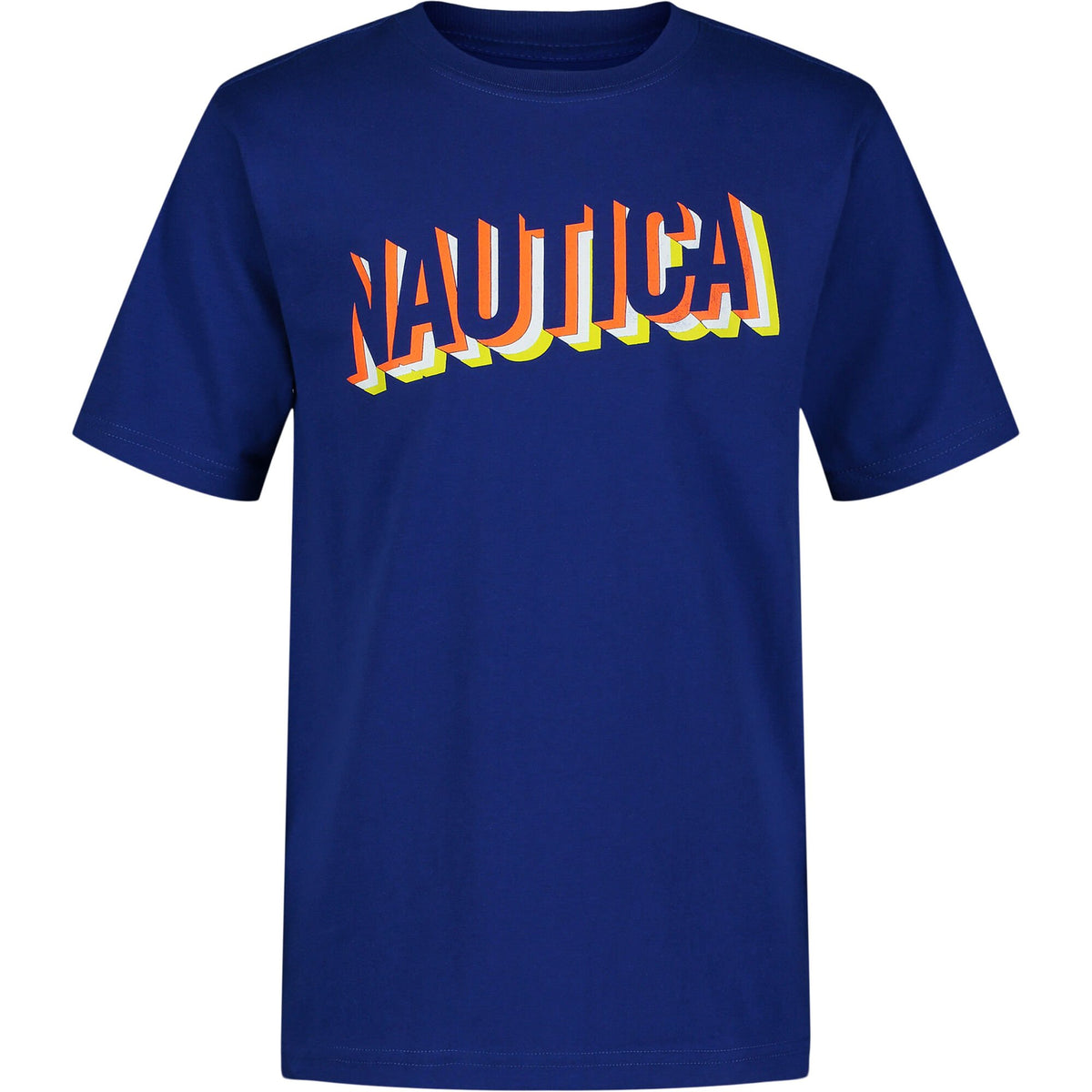 Nautica Boys' Logo Graphic T-Shirt Delphinium Blue