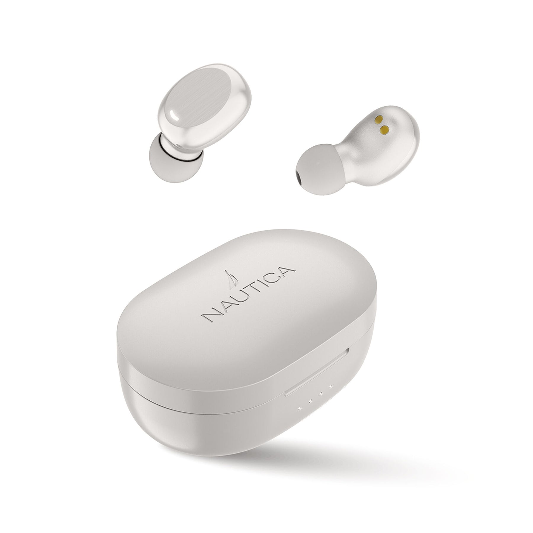 Nautica Men's T120 True Wireless Earbuds With Charging Case Snow