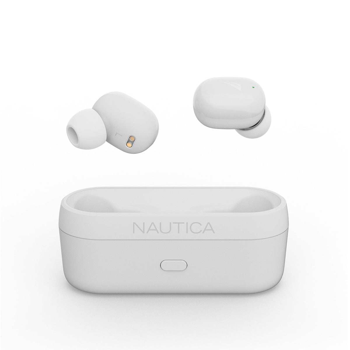 Nautica Men's T3000 True Wireless Earbuds With Charging Case Antique White Wash