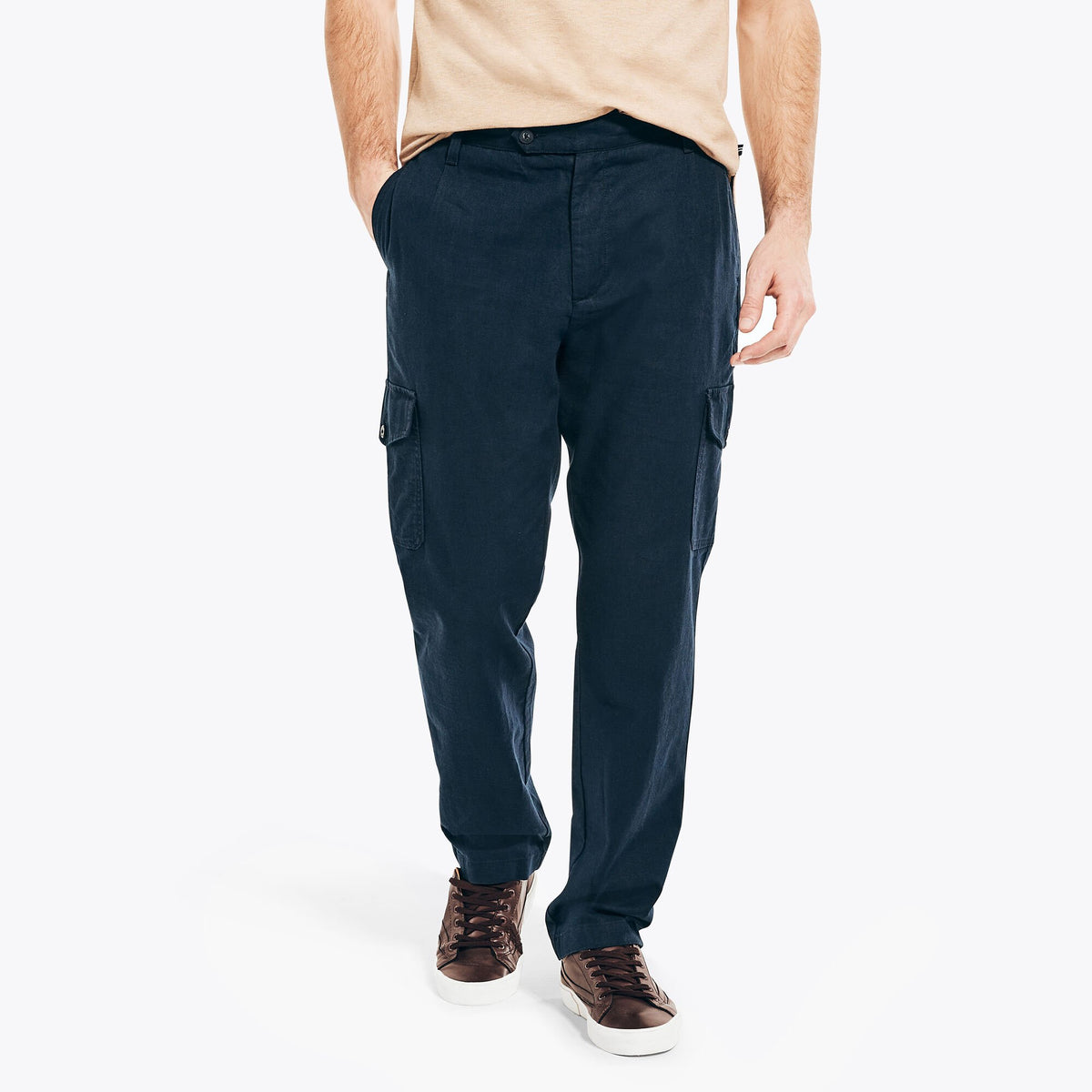 Nautica Men's Sustainably Crafted Cargo Pant Navy