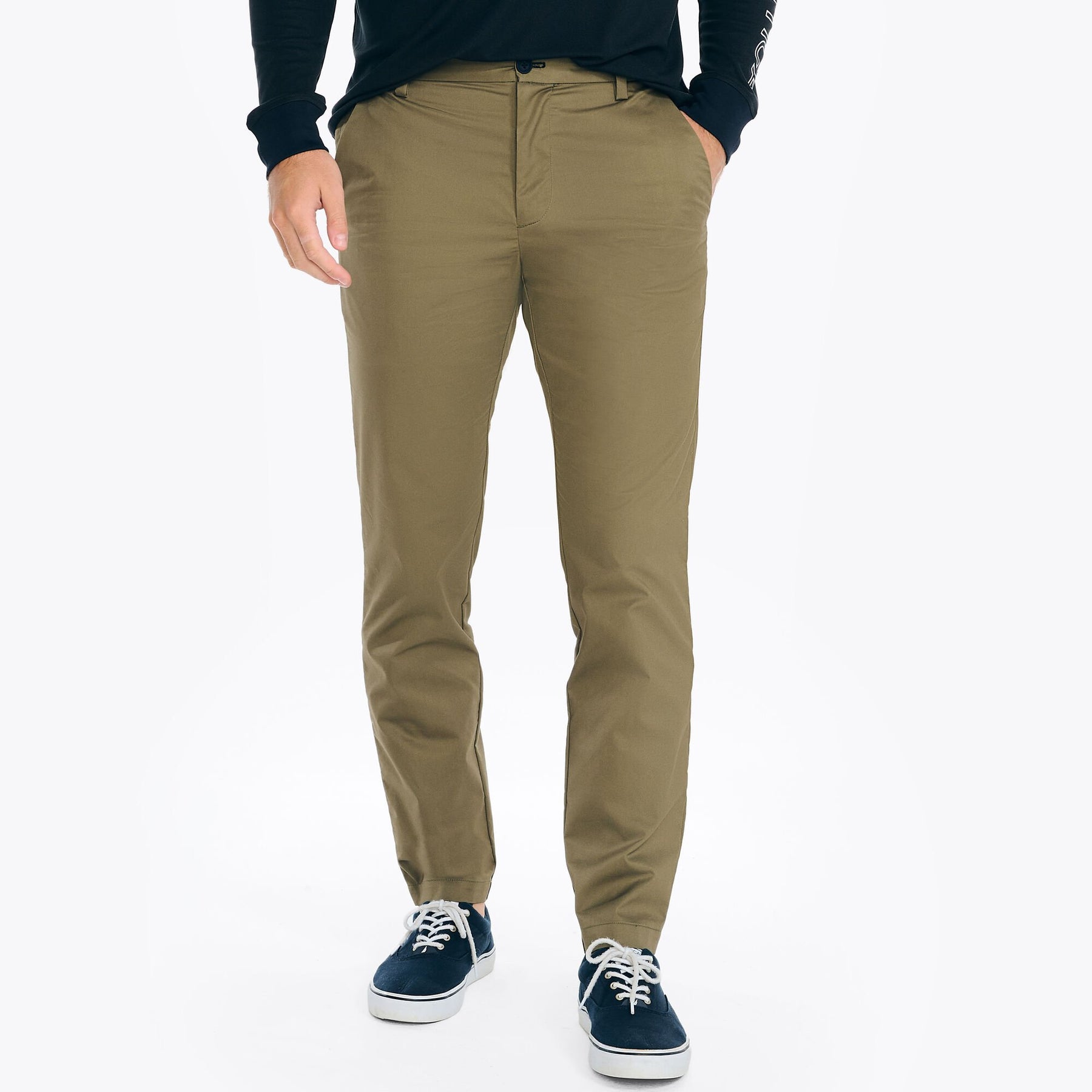 Nautica Men's Navtech Slim Fit Pant Mack Green