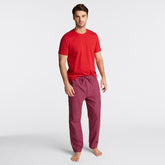 Nautica Men's Plaid Pajama Set Nautica Red